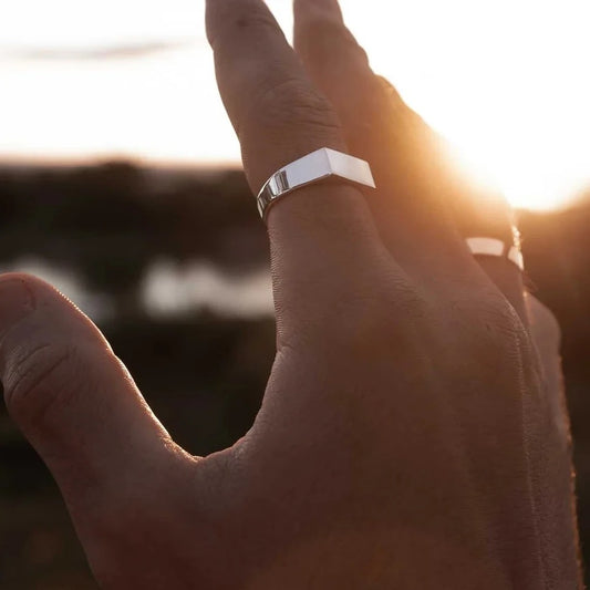 Classic Smooth Signet Ring