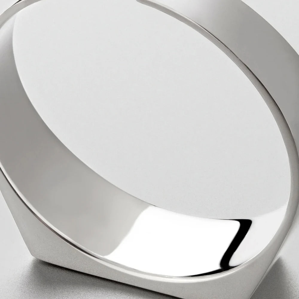 Classic Smooth Signet Ring